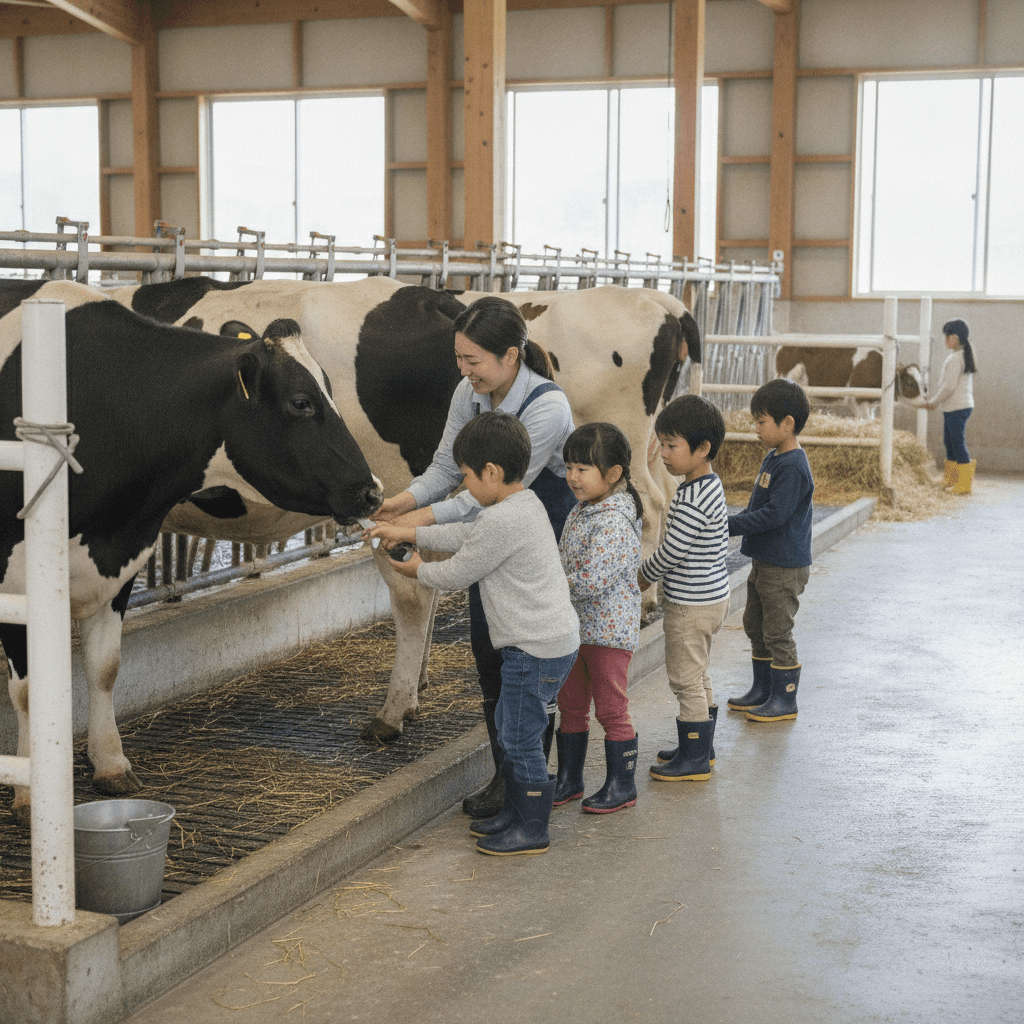 子供の乳搾り体験:単なる遊びを超えた非認知能力育成の真実